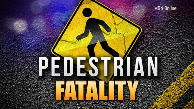 Pedestrian Walking Bicycle In The Road Hit & Killed By Car