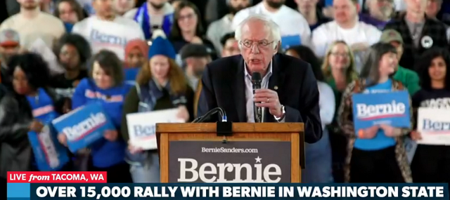 Bernie Rallies In Tacoma