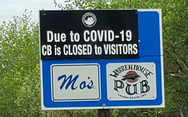 Cannon Beach Business Pushes To Change City Closed COVID-19 Signage