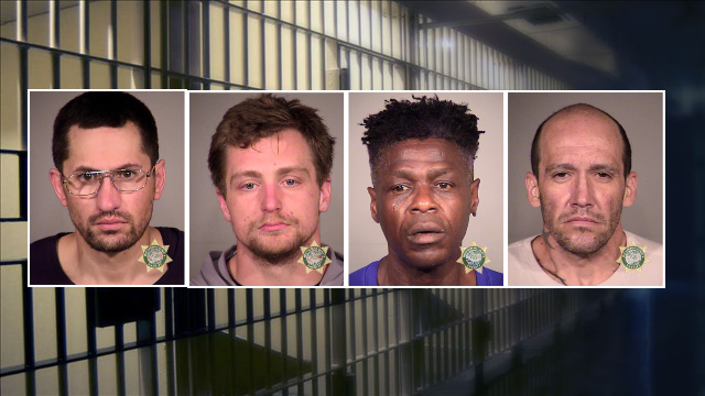 Four Men Arrested For Drugs & Guns In NW Portland