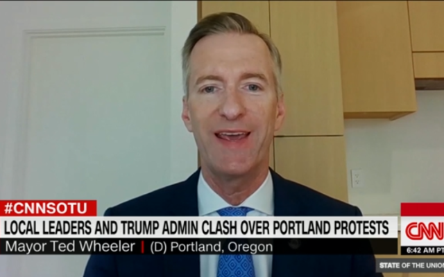 Watch: Mayor Ted Wheeler On CNN: President Trump Is Breaking The Law In Portland