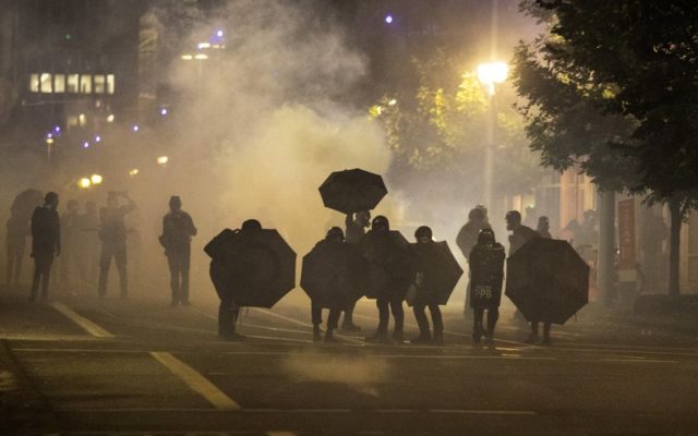 Protests Start Back Up In Portland After Wildfire Smoke Clears