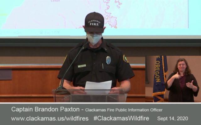 WATCH: Clackamas County Officials Address Latest On Wildfires