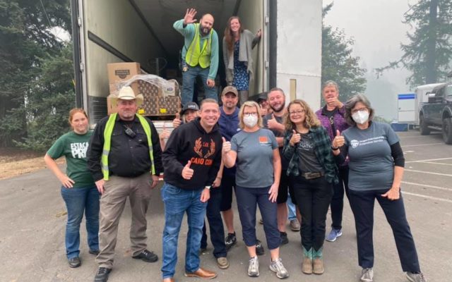 Sandy Mayor Delivers Truck Of Food And Water To Estacada “Because We’re Family” And You Help Family When They’re In Need