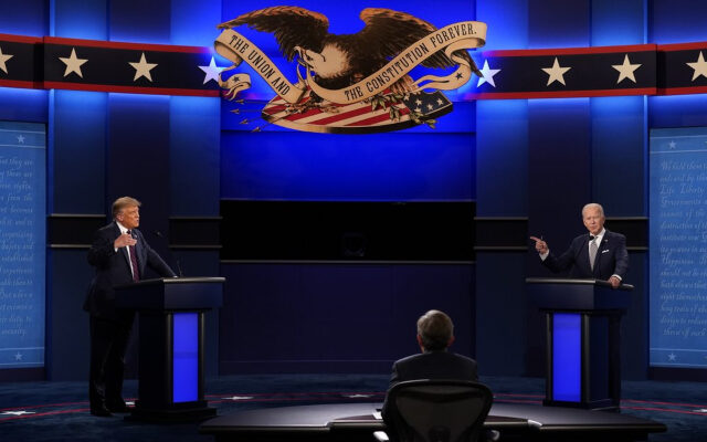 Trump, Biden Have War Of Words In First Presidential Debate