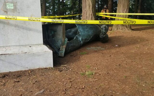 Update: Police Report Expected To Be Filed Today Over Harvey Scott Statue On Mt. Tabor