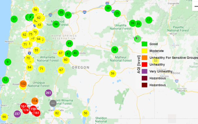 Metro Area Air Quality In The Moderate Range This Afternoon