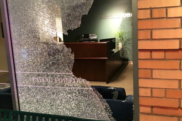 Numerous Windows Broken, Portland Police Declare Riot