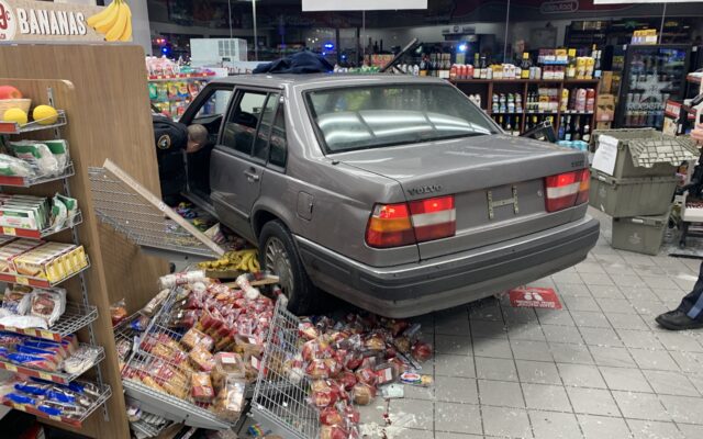 Police Chase Ends When Car Drives Into Store