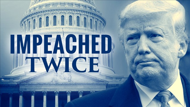 President Donald Trump Impeached For A Second Time