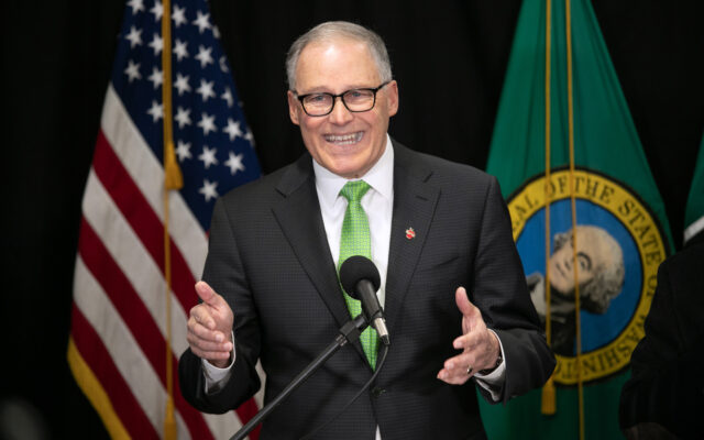Washington Governor Jay Inslee Takes Oath Of Office For Third Time