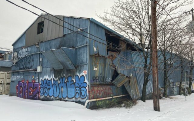 LOOK: Heavy snow and Ice likely cause building to start collapsing