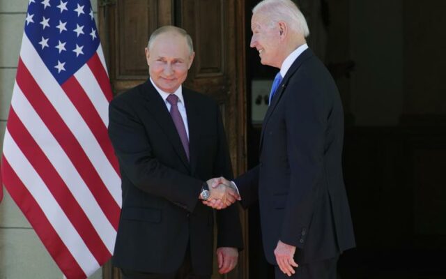Biden and Putin together for long-anticipated meeting