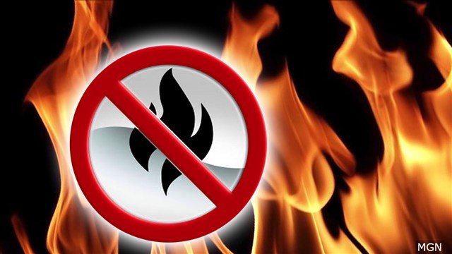 Burn Bans In Effect Due To High Fire Danger