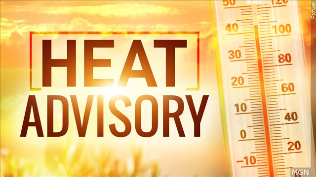 Heat Advisory Remains Through Monday Night, Relief Arrives Tuesday