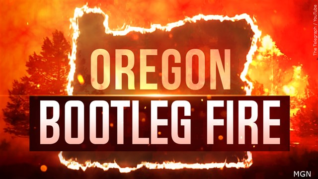 Crews Make Progress On Huge Oregon blaze