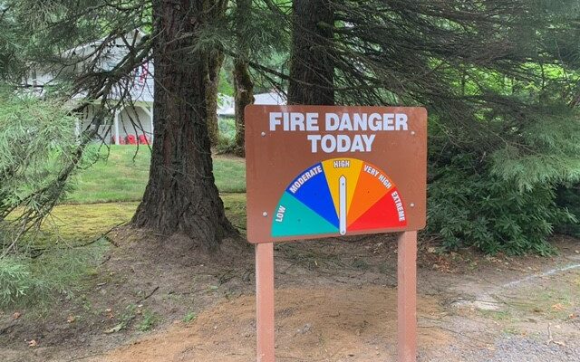 New Fire Danger Signs in Portland
