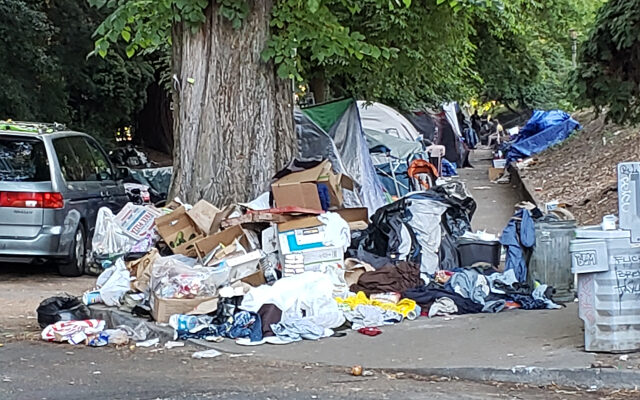 City Sweeps Homeless Campers Around Laurelhurst Park