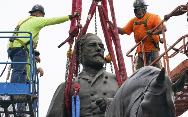 Confederate Statue of Gen. Robert E. Lee Comes Down In Virginia Capital