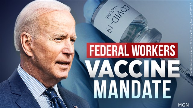 Trump Appointee Blocks Biden Federal Worker Vaccine Mandate