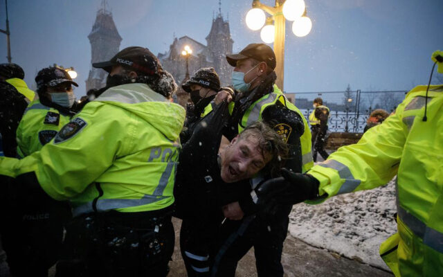 Canadian Police Start Arresting Protesters In Ottawa