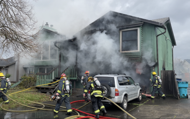 Home Catches Fire In East Vancouver