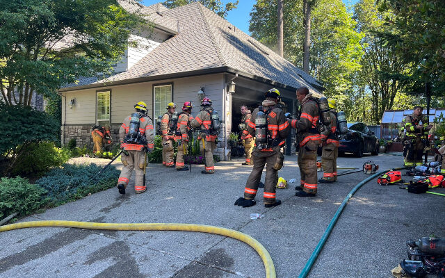 Firefighters Injured At NW Portland House Fire Sparked By Heating Lamp