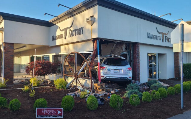 Driver Crashes Car Through Battle Ground Restaurant