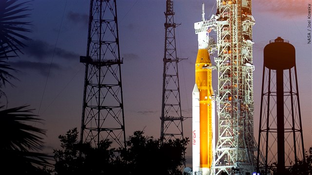 NASA’s Mightiest Rocket Lifts Off 50 Years After Apollo