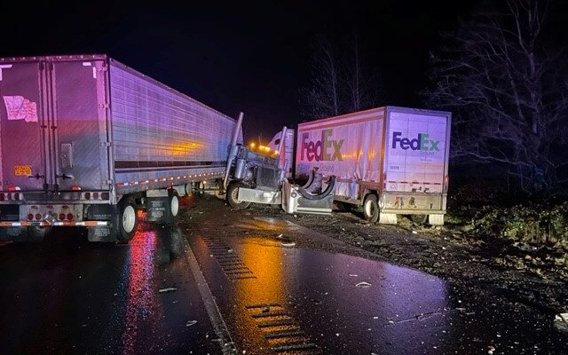 I-84 Back Open After Deadly Crashes Involving Semi-Trucks