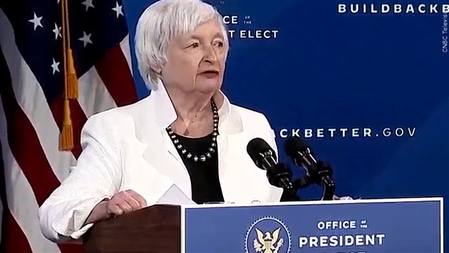Treasury’s Yellen Says US Could Default As Soon As June 1st