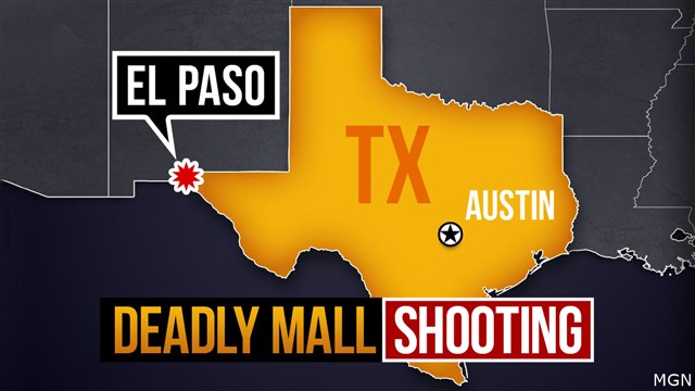 One Killed, Three Hurt In Shooting At El Paso, Texas Shopping Mall