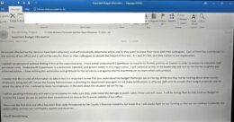 Emails From Sheriff Angela Brandenburg To Staff