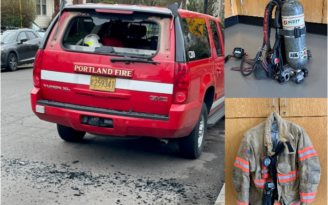 Portland Fire Bureau Vehicle Break-In: Protective Equipment Stolen