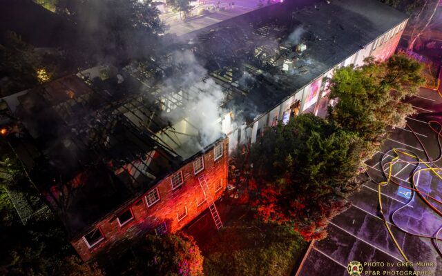 Office Building Destroyed In Early Morning Fire