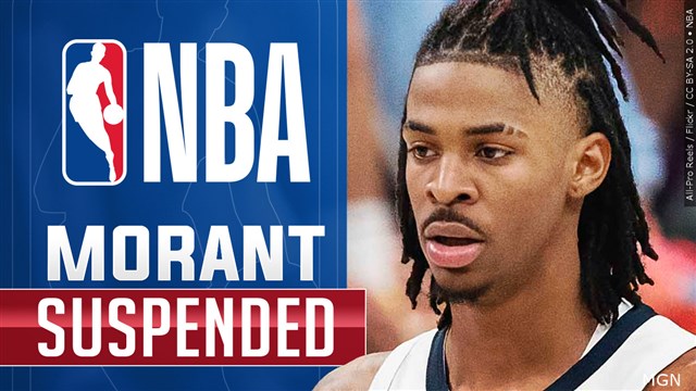 NBA Suspends Ja Morant 25 Games For Latest Social Media Incident Involving A Gun