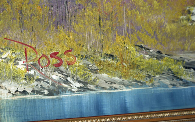 First Bob Ross TV Painting Goes On Sale For Nearly $10 Million