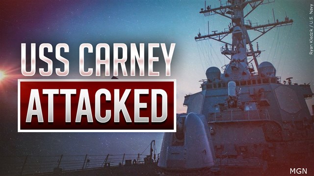 US Navy Ship Attacked In Red Sea
